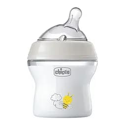 Пляшечка для годування Chicco Natural Feeling c силіконовою соскою, 150 мл (81311.30)