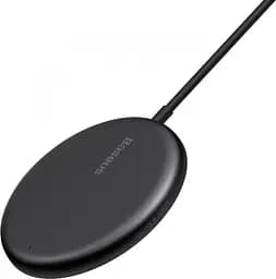 Бездротовий зарядний пристрій Baseus Simple Mini Magnetic Wireless Charger Black (WXJK-F01) [57329] - мініатюра 4