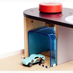 Автотрек Hape з гаражем і машинками (E3019) - мініатюра 6