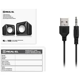 Акустична система REAL-EL S-10 USB Black (EL121100020) - мініатюра 9