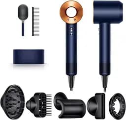 Фен Dyson HD07 Supersonic Straight+Wavy Prussian Blue/Rich Copper (113277-01)