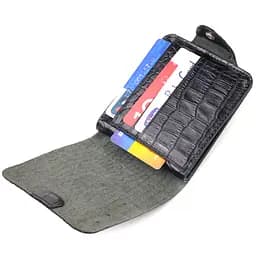 Чоловічий шкіряний портмоне Canpellini 11х9,5х1 см acs0025026 - мініатюра 4