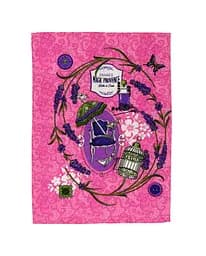 Полотенце вафельное Руно Lavanda provence, 45х60 см, набивное, сиреневый (205.15_Лаванда provence)