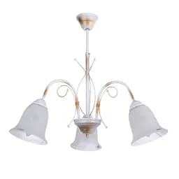 Люстра подвесная Brille флористика E27 60W WH (BKL-470S/3)