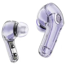 Навушники Acefast бездротові T8 Crystal color (2) bluetooth earbuds Alfalfa Purple - мініатюра 2
