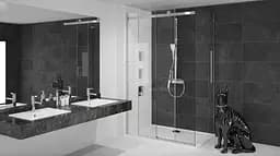 Душова кабіна Rea Nixon 100x140 L chrome REA-K5014 + REA-K5006, Хром, Ліва, прозорий, хром - мініатюра 5