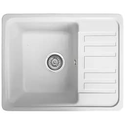 Мийка кухонна Valetti 9N гранітна 570x465 мм біла