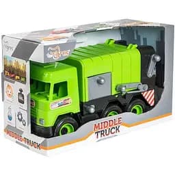 Авто-сміттєвоз Tigres Middle truck 39484 Зелений