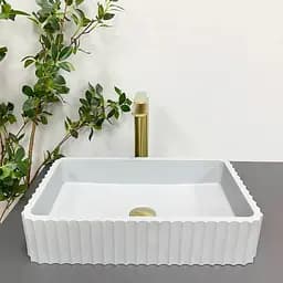 Умивальник VBI Florentia grey matt накладний VBI-015002, Сірий