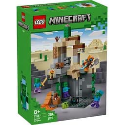 Конструктор LEGO Minecraft Підземелля зомбі 284 деталі (21587)