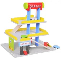 Ігровий набір дерев'яний паркінг IM411