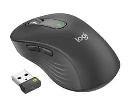 Миша бездротова Logitech Signature M650 L for Business, Graphite, Bluetooth / 2.4GHz, оптична, 400-2000 dpi, 5 кнопок, 1xAA (910-006348) - мініатюра 2