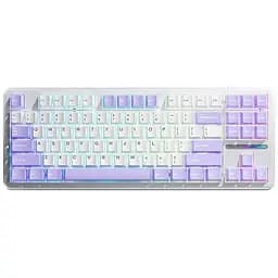 Клавиатура Aula F87 keycap KRGD Blue USB UA White (6948391202464)