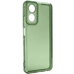 Чохол TPU Starfall Clear для Oppo A17 Зелений