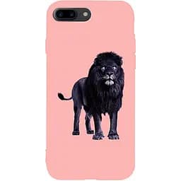 Чохол-накладка Toto Matt TPU 2 mm Print Case Apple iPhone 7 Plus/8 Plus #36 Blacklion Pink
