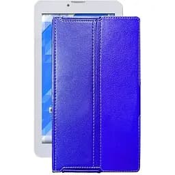 Чохол StatusCASE з екошкіри для планшету Pixus Play V4.0.7 3G Синій