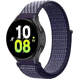 Ремінець нейлоновий на липучці BeWatch для Samsung Galaxy Watch 4/5/6 Purple (1011361.4UW)
