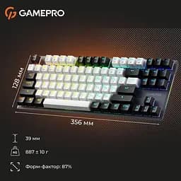 Клавіатура GamePro Genesis Joker Pro (MK124G) 87% Red switches (MK124G Pro) - мініатюра 9