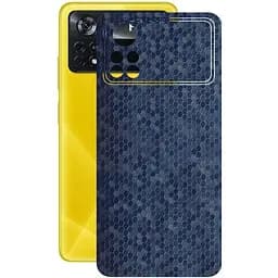 Захисна плівка StatusSKIN для Xiaomi Poco X4 Pro 5G Корпус Вініл Соти сині