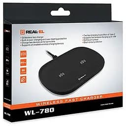 Зарядное устройство REAL-EL WL-780 black (EL123160020)