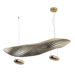 Люстра LED Levistella 792D1315 GD, 16W, 3000K, золота, сучасний стиль для дому