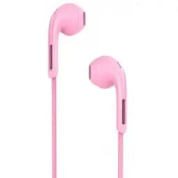 Навушники Hoco Rhyme with mic M39 пластикові рожеві 6957531079781