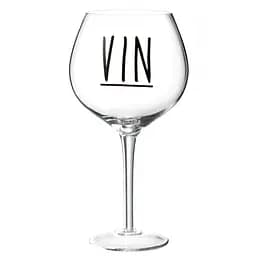 Келих для вина скляний J-Line 360 мл рожевий (3750)