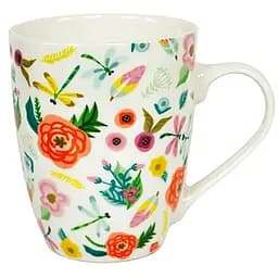 Чашка Keramia Flower story Квіти, 360 мл (21-279-103)