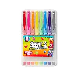 Набір ароматних гелевих ручок Scentos Мерехтливі кольори, 8 кольорів (25012)