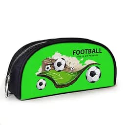 Пенал шкільний для футболіста з принтом Футбольний м'яч 23х10х8 см дитячий для хлопчика (3950)