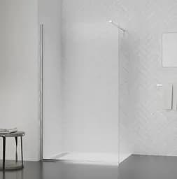 Душова перегородка Qtap Walk-In Standard CRM209.C8 90х200 см, скло Clear 8 мм, покриття CalcLess - мініатюра 5
