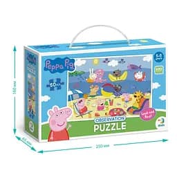 Обсерваційний пазл DoDo Peppa Pig Літні канікули 50 елементів (200473) - мініатюра 5