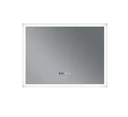 Дзеркало Mixxus FLAT MR04-100x60 з LED Touch, Anti-fog, димером, регулюванням яскравості, годинником (MI6008) - мініатюра 5