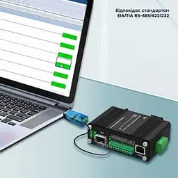 Медіаконвертер E-LINK LNK-IMCRS1100-SFP RS232/RS485/RS422 (73-00156) - мініатюра 13