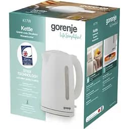 Електрочайник Gorenje K17W White [148611] - мініатюра 7