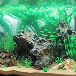 Декорація камінь з отворами Hobby Cavity Stone dark 2 19x15x20 см (40146) - мініатюра 3