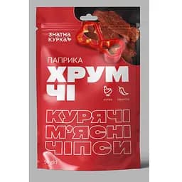 Чипсы из мяса цыпленка-бройлера сушеные Знатная курица ХрумЧИ паприка 50 г