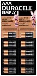 Батарейка Duracell LR03 MN2400 уп.1х2 шт. відривна (плакат 2х10) (6768608)