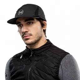 Кепка Buff Run Cap solid R L/XL Чорний - мініатюра 2