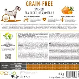 Сухий корм Brit Care Dog Grain-free Senior & Light для старіючих собак, беззерновий з лососем, 1 кг - мініатюра 8