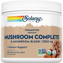 Грибной комплекс Solaray Organic Fermented Mushroom Complete 2000 мг 60 г (2023-10-2140)