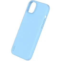 Чохол Vokamo для iPhone 15 рідкий силіконовий з магнітом Blue - мініатюра 2