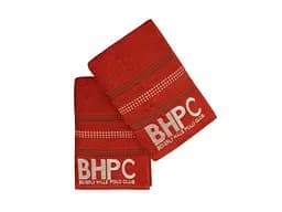 Набір рушників Beverly Hills Polo Club - 355BHP1604 Botanik Brick Red 50x90+70x140 - мініатюра 2