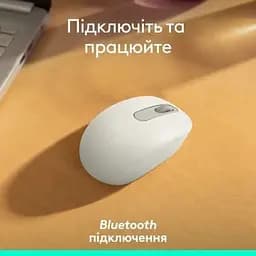 Комп'ютерна мишка Logitech M196 Bluetooth Off-White (910-007460) - мініатюра 6