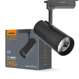 LED светильник трековий VIDEX 30W 4100K черный