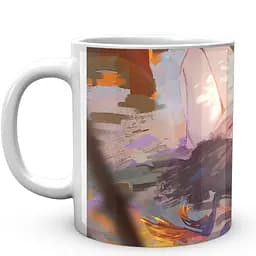 Кружка GeekLand Demon Slayer Клинок, рассекающий демонов Незуко Лежит Составила пальцы SL 02.446 330 мл белая