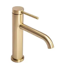 Змішувач для умивальника Rea Clif brushed gold REA-B5323 Золотий