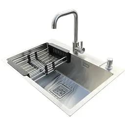 Комплект мийка + змішувач Romzha Arta Nova U-600 (B)