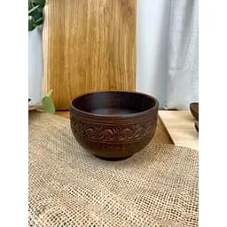 Салатник керамический (глиняный) резной Декор 700 мл