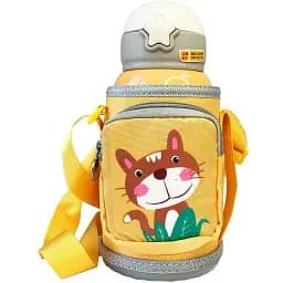 Термос-поильник Mega Zayka Котик с силиконовой трубочкой 600 мл MGZ-0311-4